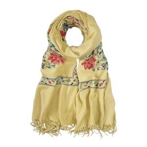 Women's Embroidered Tassel Long Shawl Oversize Scarf Wraps For Women new